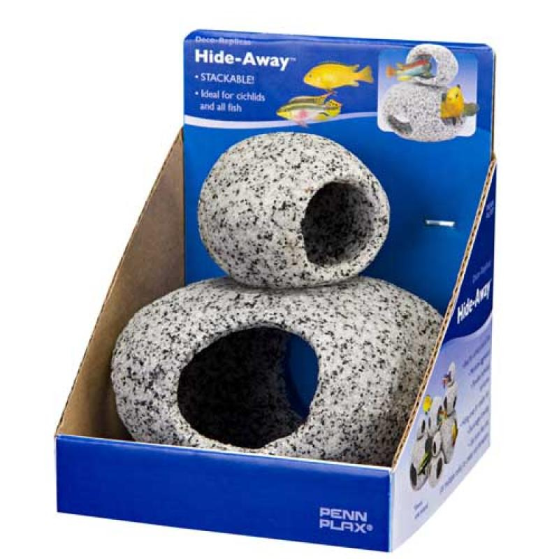 Penn Plax Kamenný úkryt Žula 2ks Small 5cm & Medium 7,7cm
