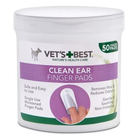 Vet's Best Clean Ear Finger Pads - 1 balení