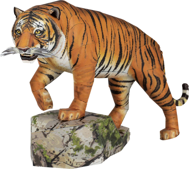 Kovové 3D puzzle tygr bengálský METAL EARTH