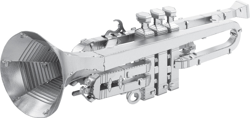 Metal Earth 3D kovové puzzle trumpet