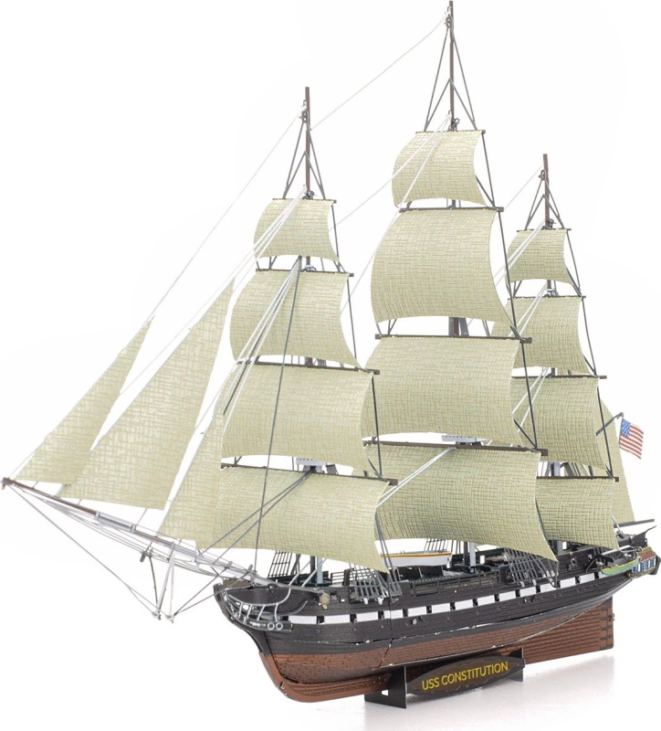 Metal Earth Luxusní ocelová stavebnice USS Constitution