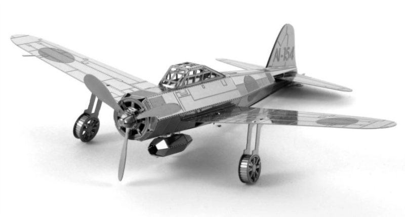 Metal Earth 3D puzzle Stíhací letoun Mitsubishi Zero 15 ks