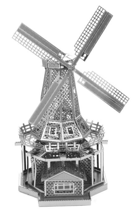 Metal Earth 3D kovové puzzle větrný mlýn