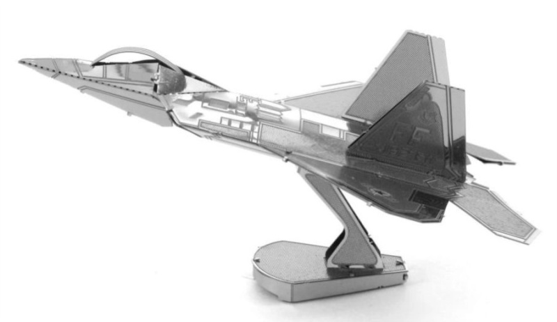 Metal Earth 3D puzzle Stíhací letoun F-22 Raptor 8 ks