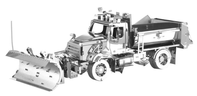 Metal Earth 3D puzzle Freightliner 114SD Sněžný pluh 92 ks