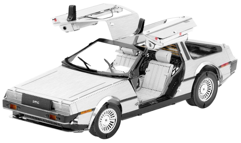 Kovový 3D model DeLorean
