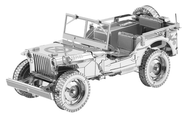 Metal Earth Ocelová stavebnice Willys Overland