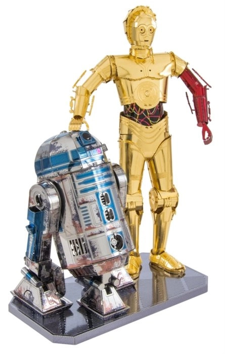3D Kovové puzzle Star Wars: R2-D2 a C-3PO