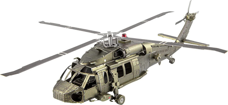 Metal Earth Ocelová stavebnice Sikorsky UH-60 Black Hawk