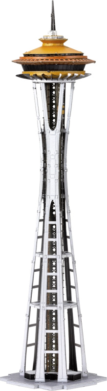 Metal Earth 3D puzzle Premium Series: Space Needle – kovový model věže