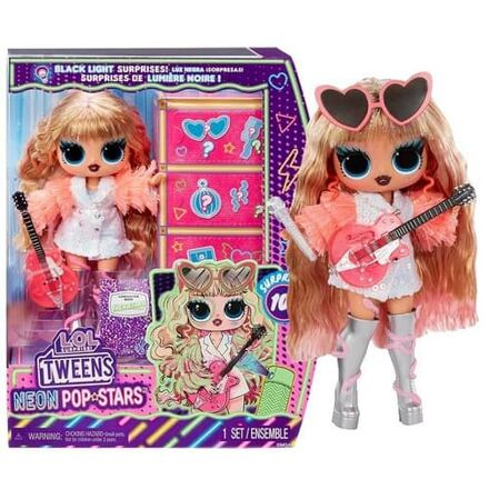MGA L.O.L. Surprise! Neon Pop Star Tweens Thea Stars