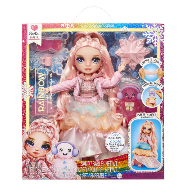 Rainbow High Zimní fashion panenka - Bella (Pink) TV