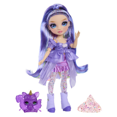 Rainbow High Panenka se slizem a třpytkami - Violet (purple)