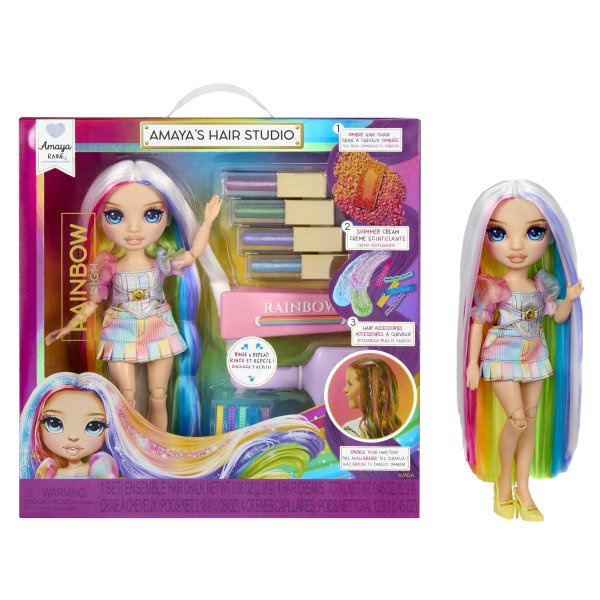 Rainbow High vlasové studio s panenkou Amaya Raine