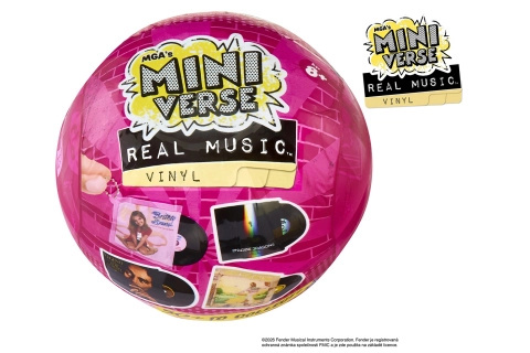 MGA's Miniverse real music mini vinylové desky s gramofonem - 1 kus