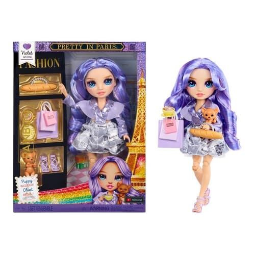 Rainbow High Fashion panenka v Paříži - Violet