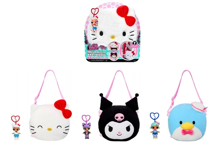 L.O.L. Surprise! x Hello Kitty velký plyšák, mix variant - 1 kus