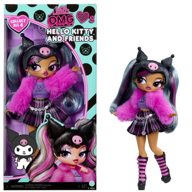 L.O.L. Surprise! OMG Velká ségra jako Hello Kitty - Kuromi