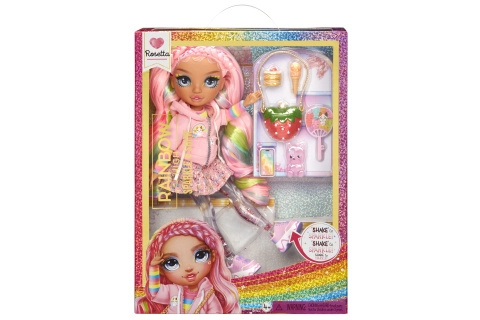 Rainbow High Sparkle & Shine Fashion panenka - Rosetta (Pink)