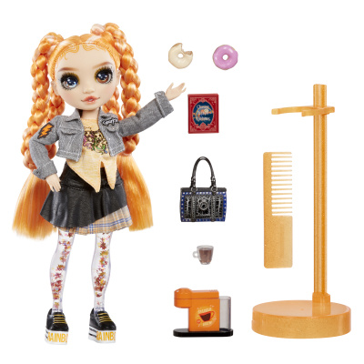 Rainbow High Sparkle & Shine Fashion panenka - Clementine (Orang