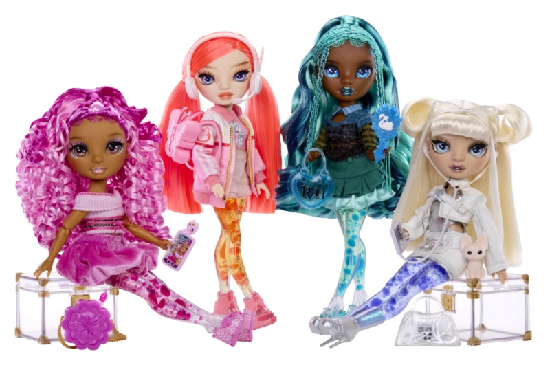 Rainbow High Sparkle & Shine – panenka s bublinkovými nohami a doplňky