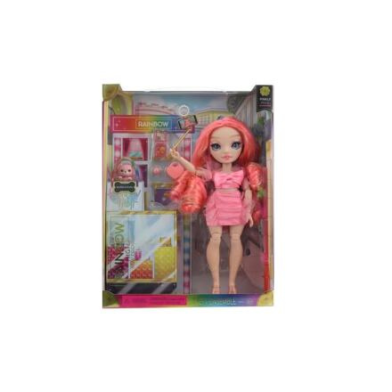 Rainbow High New Friends Módní panenka - Pinkly Paige Pink