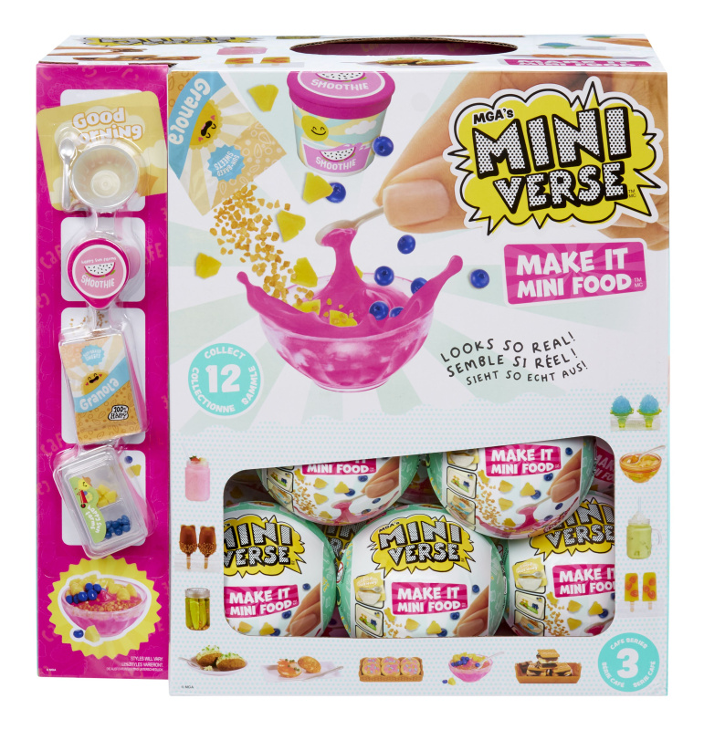 MGA's Miniverse – Mini Food Kavárna, série 3A, více druhů