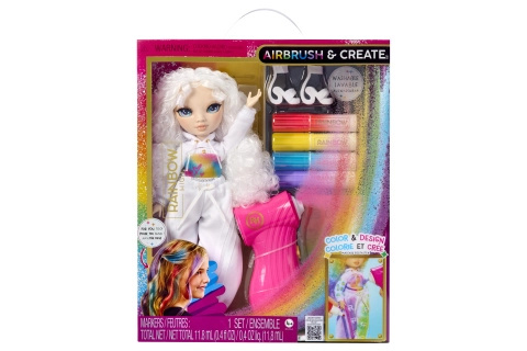 Rainbow High Air Brush panenka se zelenýma očima