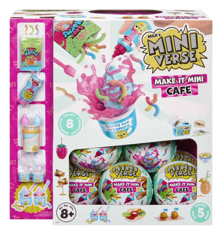 Miniverse Make It Mini Foods: kavárna, série 5 (Wave A) – sběratelské miniatury