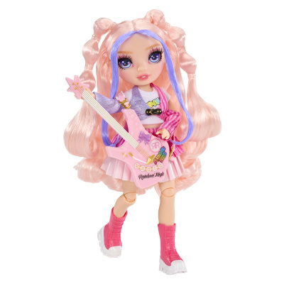 Rainbow High Junior Fashion panenka Bella – rocková kapela