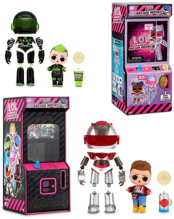 L.O.L. Surprise arcade heroes panenka kluk hrdina - 1 kus