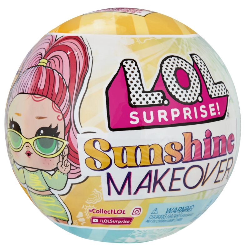 Panenka L.O.L. Surprise Sunshine Makeover s UV změnou barvy