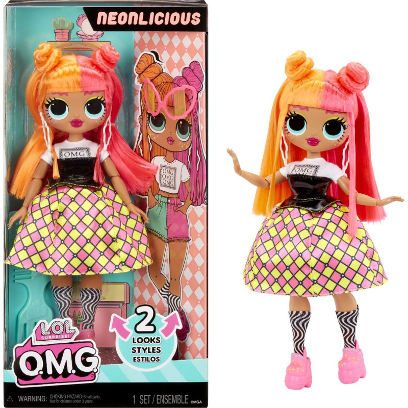 L.O.L. Surprise! OMG Velká ségra, 2 outfity – Neonlicious