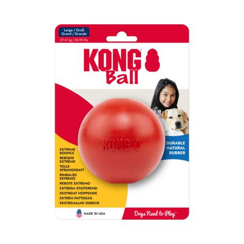 KONG Extreme Ball with Hole Red L