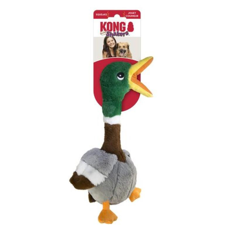 Kong Shakers plyšová hračka pro psy kachna L 45 cm