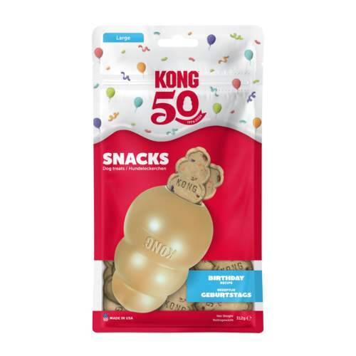 KONG 50th Anniversary KONG SnacksTM Birthday Cake Recipe Lg