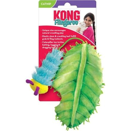 Flamingo Kong® Flingaroo Hračka pro kočky Housenka 24,5cm