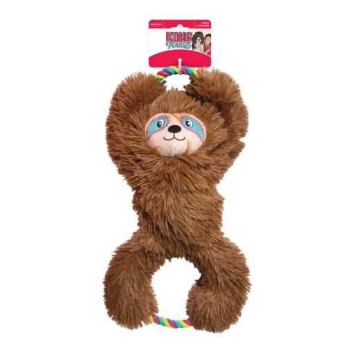 KONG Tuggz plyšová hračka s lanem 50 cm