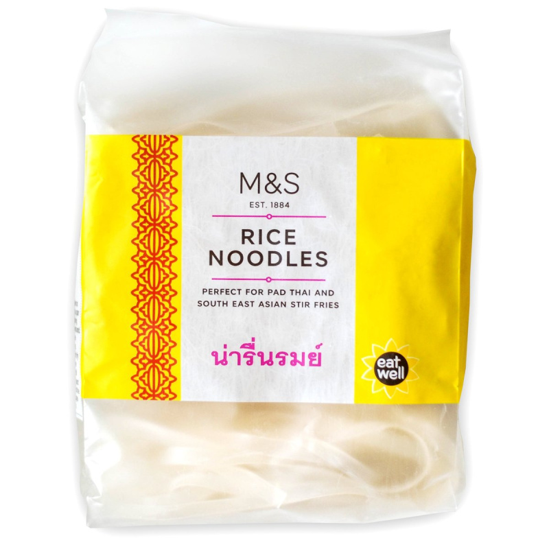 Marks & Spencer Thajské rýžové nudle širší