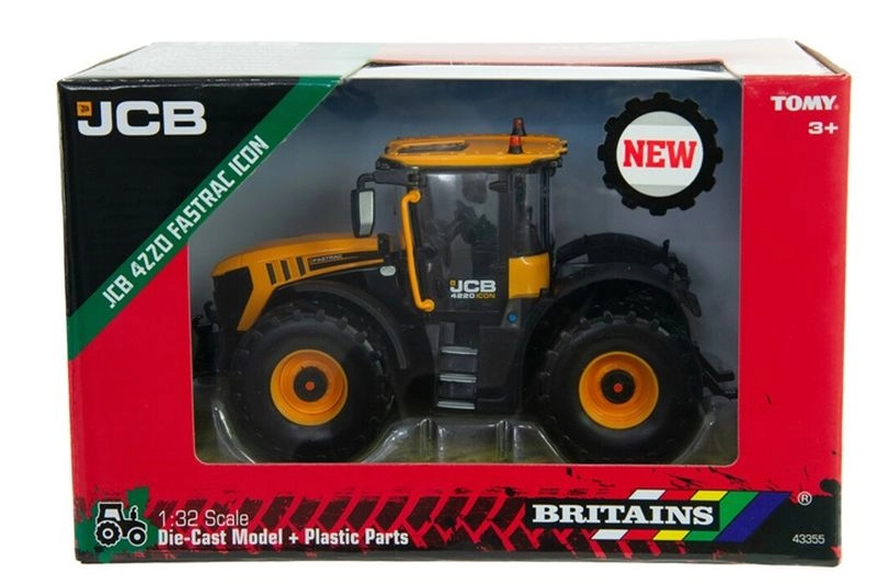 TOMY Britains JCB Fastrac 4220 Icon model traktoru 1:32