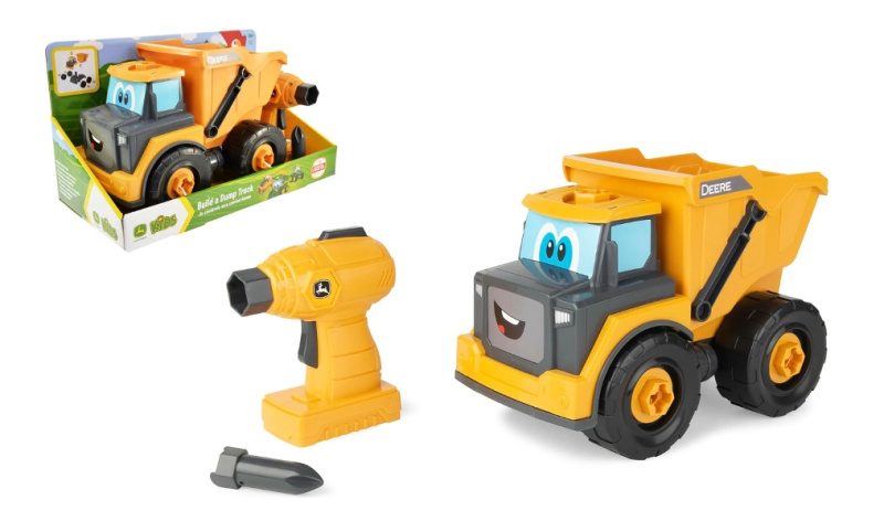 Tomy JOHN DEERE stavěcí sklápěčka s vrtačkou Build-A-Buddy
