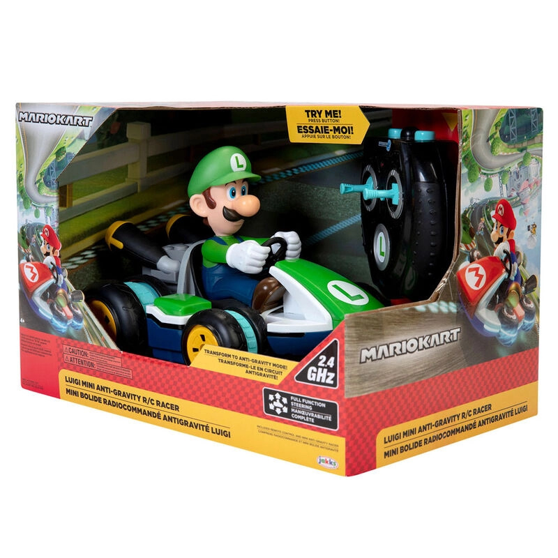 Nintendo Super Mario mini RC auto Luigi Kart 20 cm - 1 kus