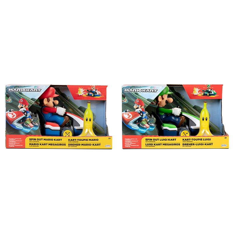 Nintendo Super Mario Spin Out Mario Kart figurka 6 cm (asort) - 1 kus