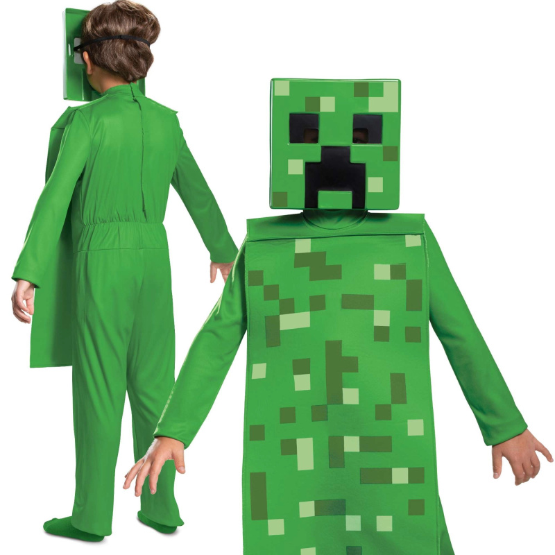 kostým creeper pro děti 137–149 cm (10–12 let) MINECRAFT od Disguise