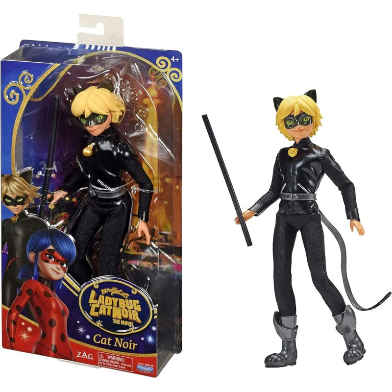 Miraculous: Beruška a Černý kocour filmová linie - panenka Černý kocour