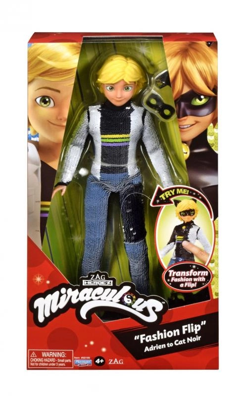 Playmates Miraculous Fashion Flip Adrien