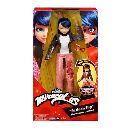 Playmates Miraculous Beruška a Černá kočka Toys Fashion Flip 26 cm