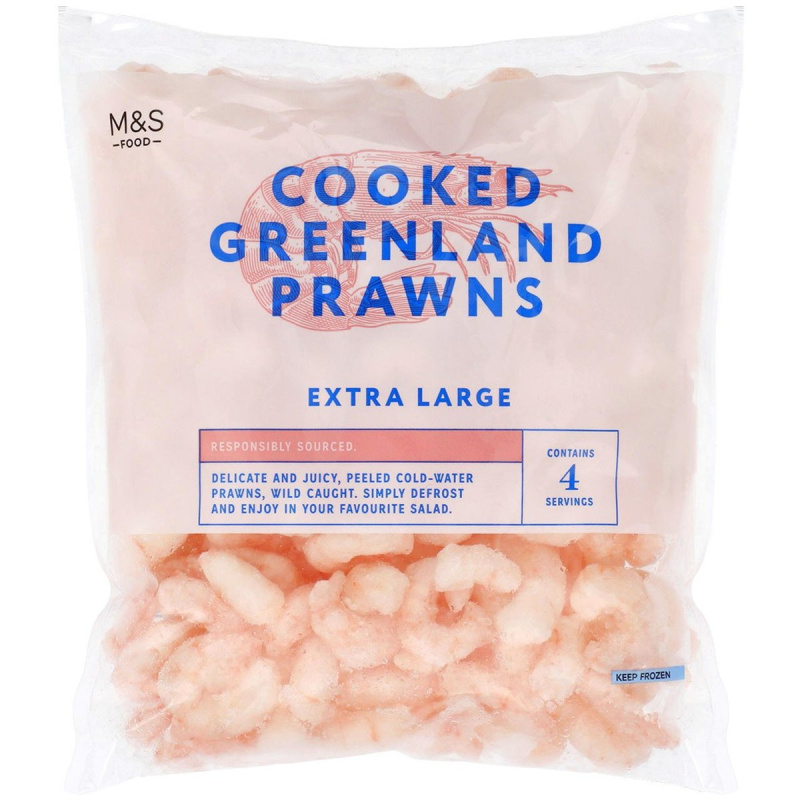 Marks & Spencer Extra velké loupané grónské krevety