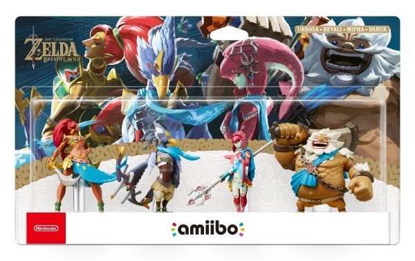 amiibo The Legend of Zelda – kolekce Šampionů (Daruk, Mipha, Revali a Urbosa)