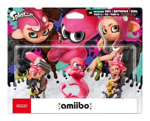 Amiibo Splatoon Octoling 3-Pack